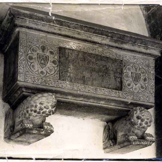 Catedral de Girona. Sepulcre o ossera de Bernat de Mont-rodó